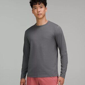 NWT Lululemon The Fundamental Long Sleeve Tee T-Shirt Anchor Gray Classic Fit